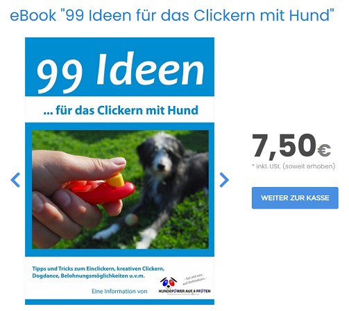 Trainingsideen Clickertraining Markertraining